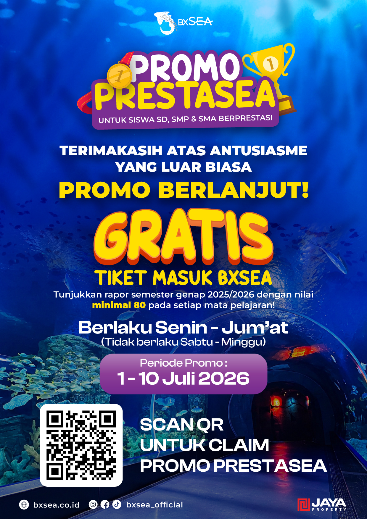 Antusiasme Tinggi Masyarakat  Sambut Promo PrestaSea BXSea Oceanarium