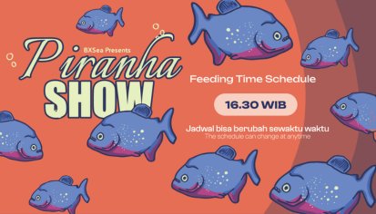 PIRANHA FEEDING TIME