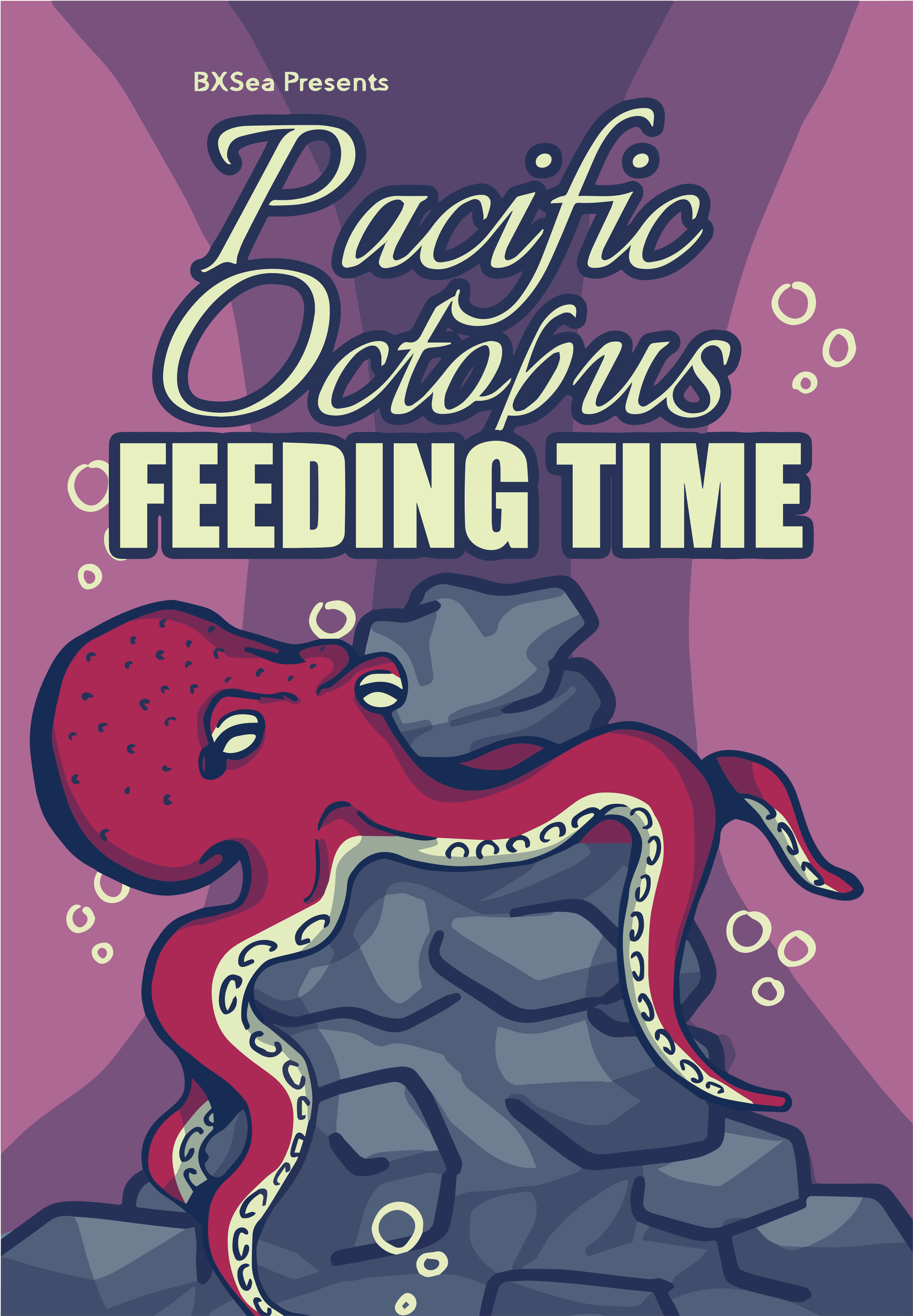 Giant Pacific Octopus Feeding Time