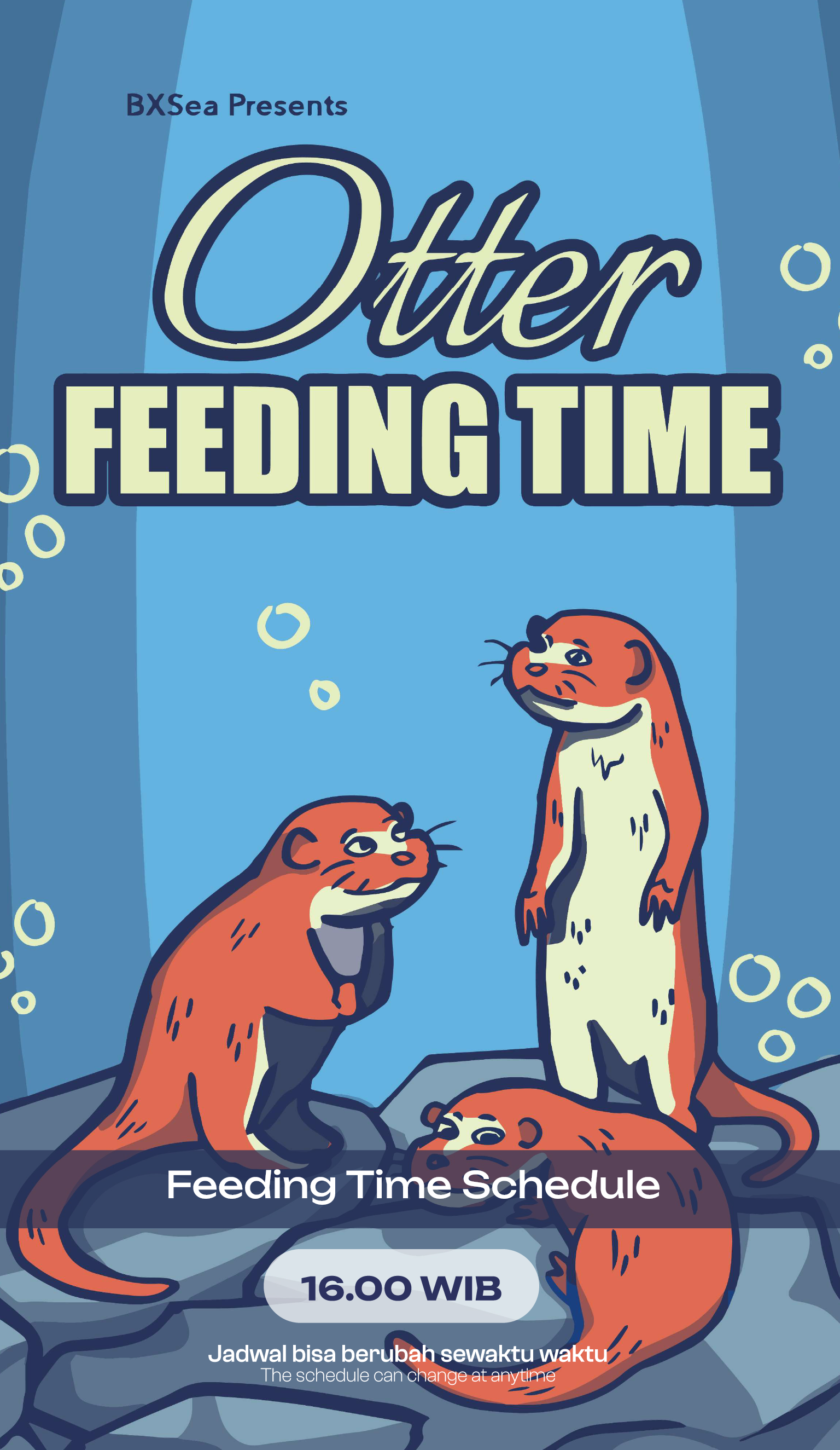 Otter Feeding Time