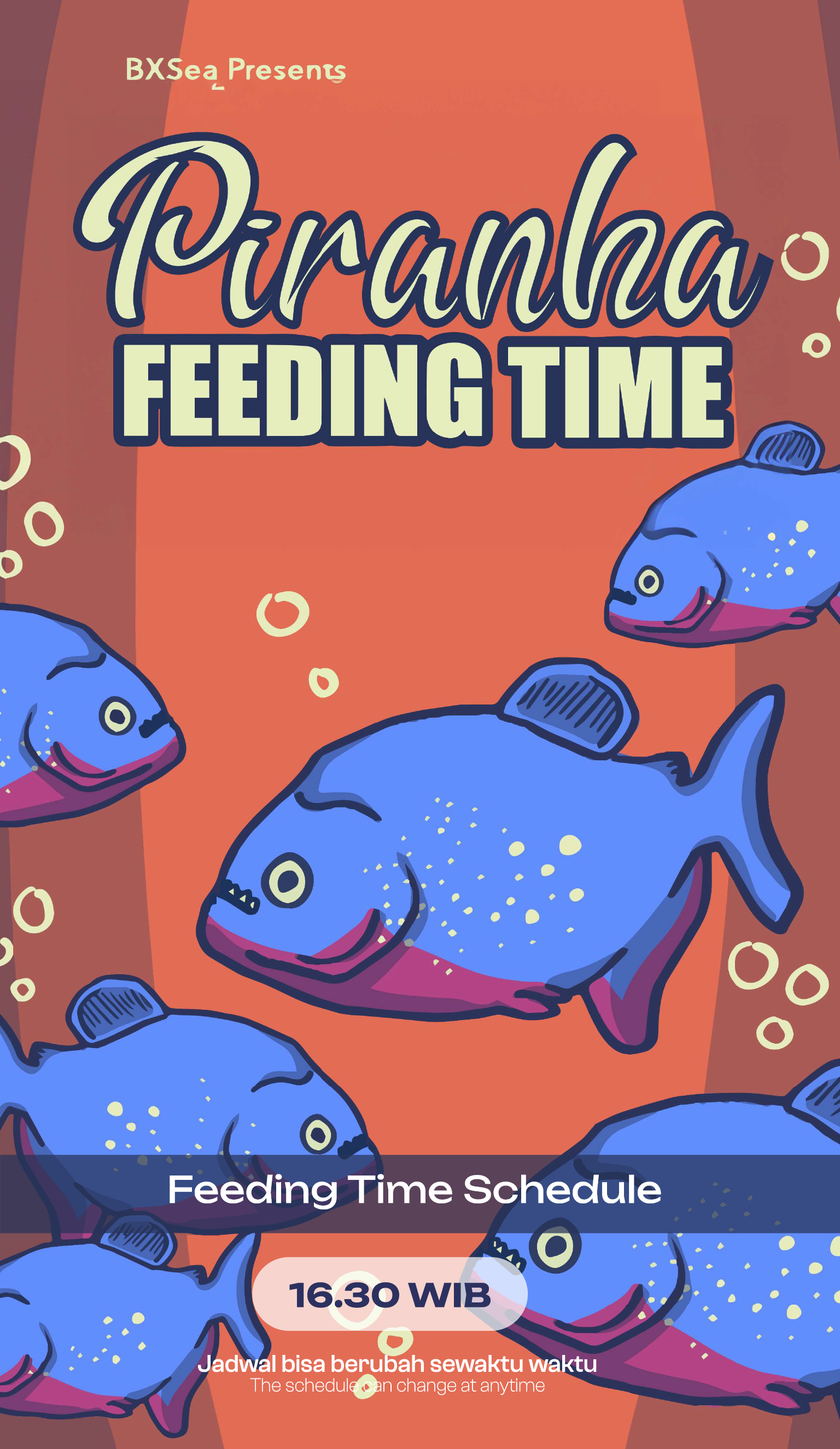 PIRANHA FEEDING TIME