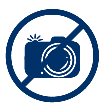 Dilarang Menggunakan flash kamera